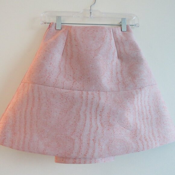 VIVETTA Mimmo Light Blush Pink Pleated Structured Skirt - Size IT 36 / US 0 - Picture 10 of 15